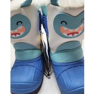 Cat & Jack Boys Winter Snow Boots Size 10 Frankie Yeti Waterproof Outdoors New